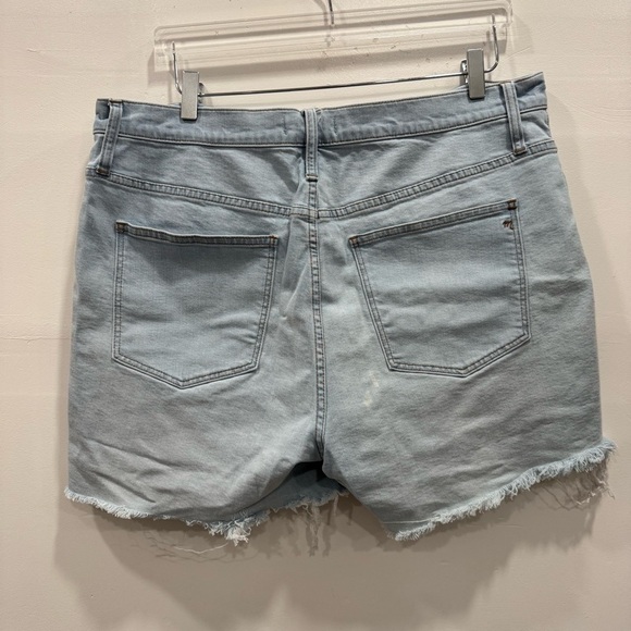 Madewell Denim High Rise Stretch Cutoff Shorts Size 33 - Picture 4 of 8